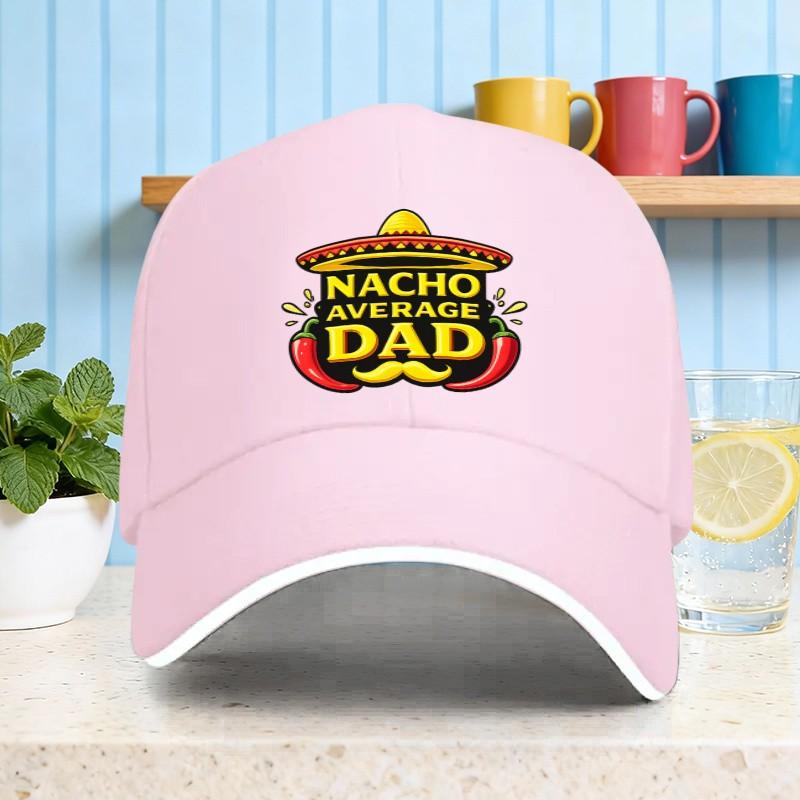 Nacho Average Dad Sombrero Chili Pepper Baseball Cap Unisexs Breathable Cotton Casual Hat