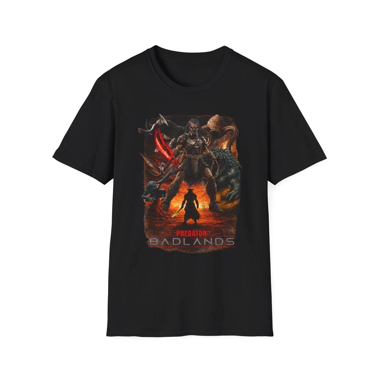 Predator Badlands Graphic T-Shirt | Sci-Fi Monster Poster S