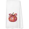 Disco Pumpkin Fall Kitchen Towels, Orange Coquette Bow Pumpkin Dish Towel for Kitchen, Trendy Fall Decor, Thanksgiving Autumn Trendy Halloween Hand
