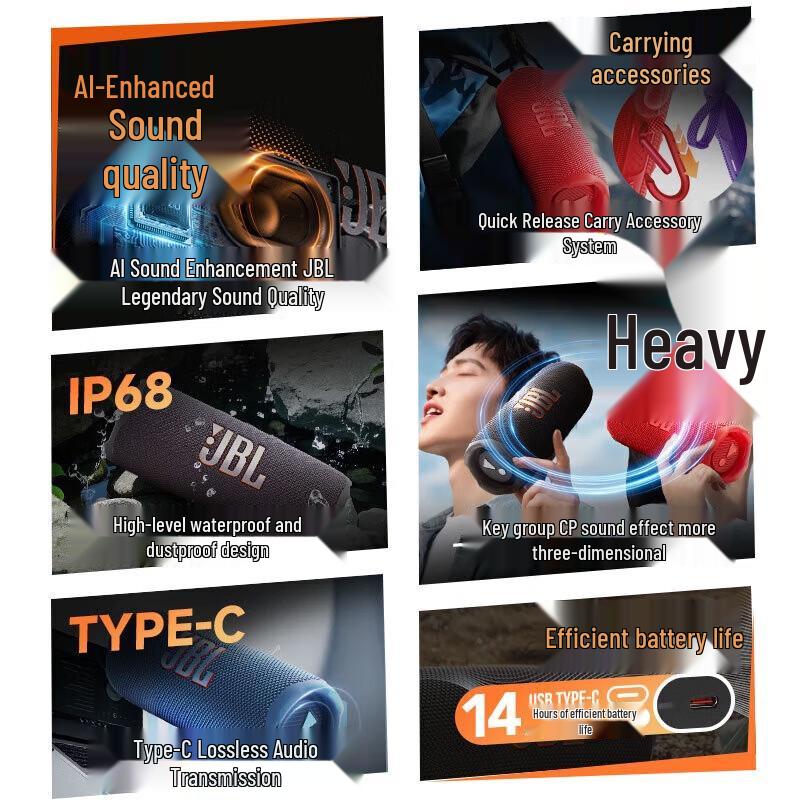 JBL FLIP7 Portable Bluetooth Speaker