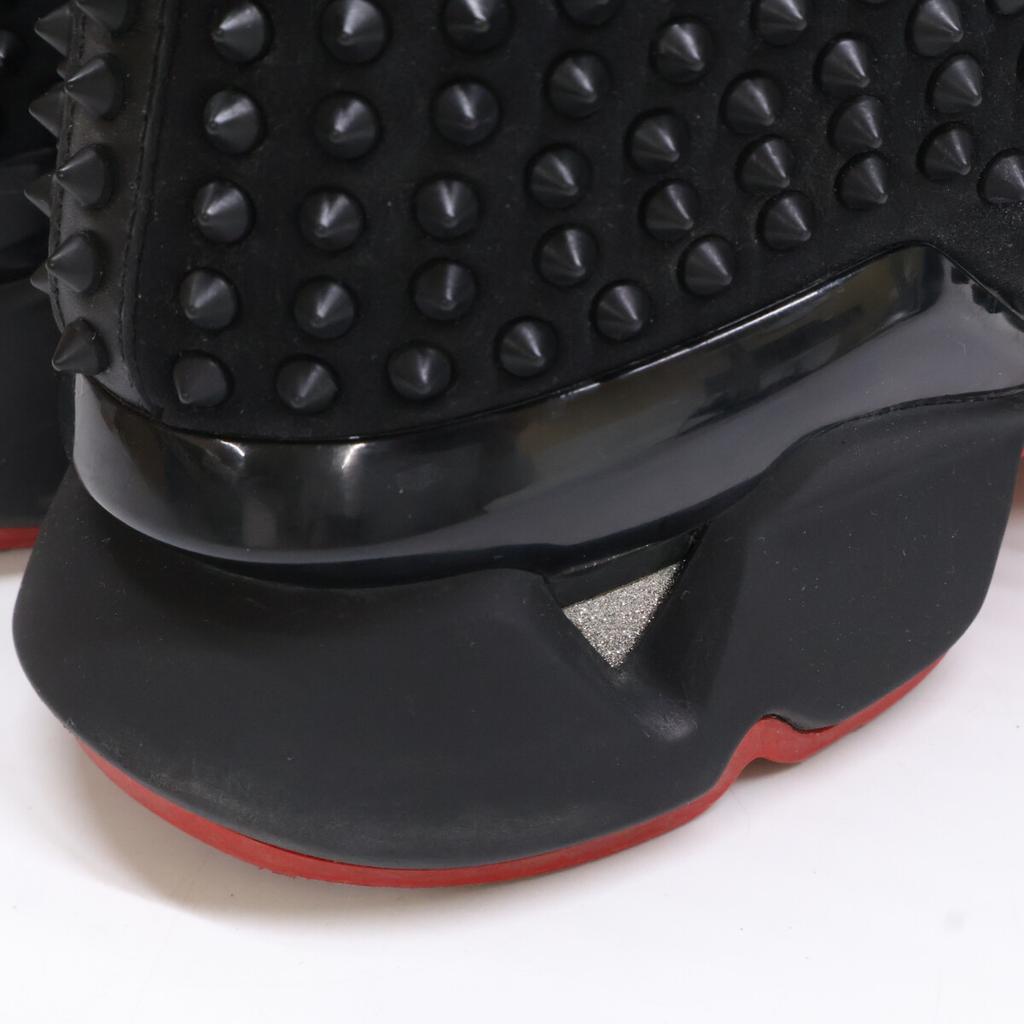 Christian Louboutin 1190555 SPIKE SOCK/Spike Sock Spike Studs Sock Sneakers shoes 43 blackUsed