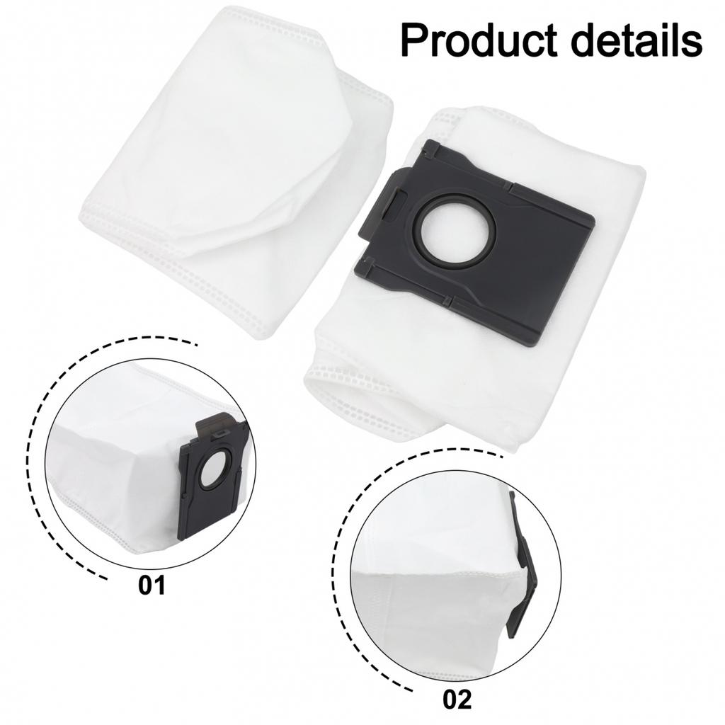 High Capacity Dust Bags 8 Pack for D10 Plus Gen 2 L10s Plus Cleaners