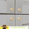 4pcs Gold Shiny Elegant Cabinet Knob 0.8*1.18inch, Square Threaded Connection Furniture Handles for Cabinets, Dressers, Drawers