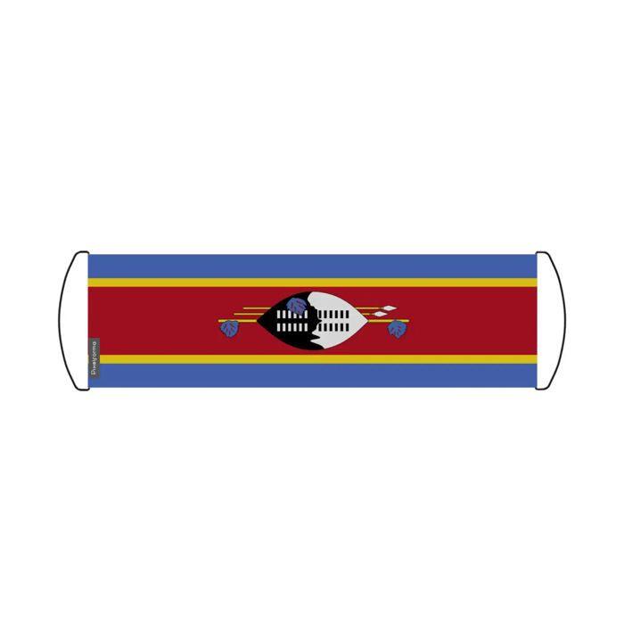 Drapeau - l'Eswatini - 17 X 50 Cm - Polyester - Imperméable - Recto/Verso