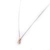 Altesse [F7092] - Gold Plated Necklace 'Essentiel' White Gold - 6 Mm