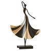 Balletttänzerin Figur Metall Ballett Mädchen Statue Ornament für Tischplatte Regal Kaminsims Display Heimbüros Schreibtisch Dekoration