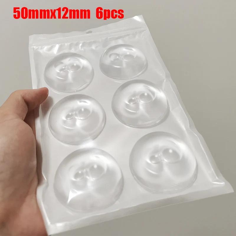 Self-Adhesive Clear Rubber Anti Slip Bumpers Feet Pads Damper Buffer Cabinet Door Silicone Furniture Stop Muffler Wall Protector