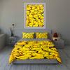 Yellow duck pattern. Bedding Duvet cover sets Duvet covers Pillowcases gifts (1 * Duvet Cover 2 * Pillowcases, without duvet insert)