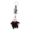 BBSKY Black & White Baby Stroller Mobile: Rabbit, Bee, Bird & Dog Plush Hanging Ornaments 