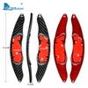 Real Hard Carbon Fiber for Subaru XV BRZ Forester Impreza Outback Legacy Toyota 86 Steering Wheel Paddle Shifter Sticker