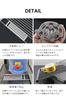 Foldable Dish Drainer 42 X 32 Cm Compact Rack with Tray for Small Dish Drainer Dish Kitchen Sink Gray zzz6tFgray1c [TrendMarche] [Silicone Roll-up