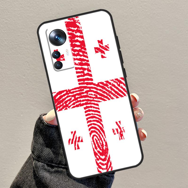 Georgia Flag Case For Xiaomi 13 Ultra 11T 12T Pro 12 Lite 12X POCO X3 X5 F5 Pro M6 M5 F4 X4 GT F3 Coque