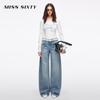 MISS SIXTY 2026 Spring Women's Cotton Studded Vintage Wash Carrot Jeans