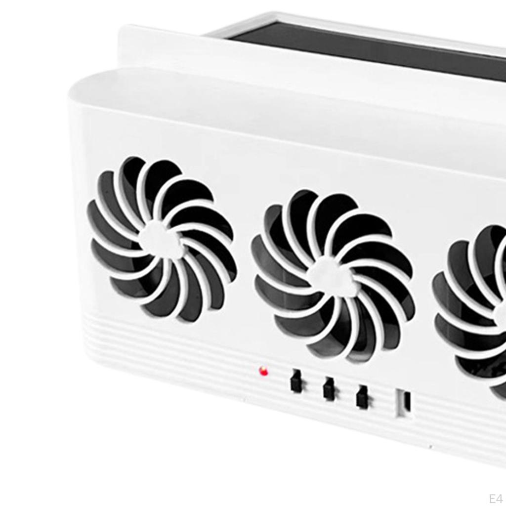 Car Fan Window Vent Cooling Auto USB Driver for Automobile Trucks