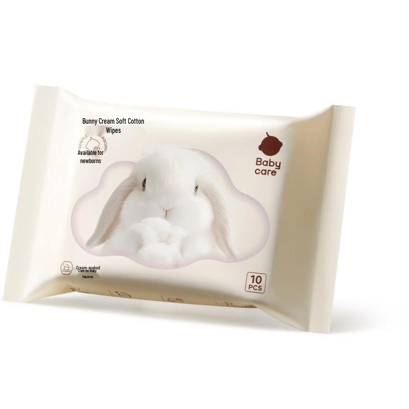 Babycare Bunny Soft Cotton Dry Wipes