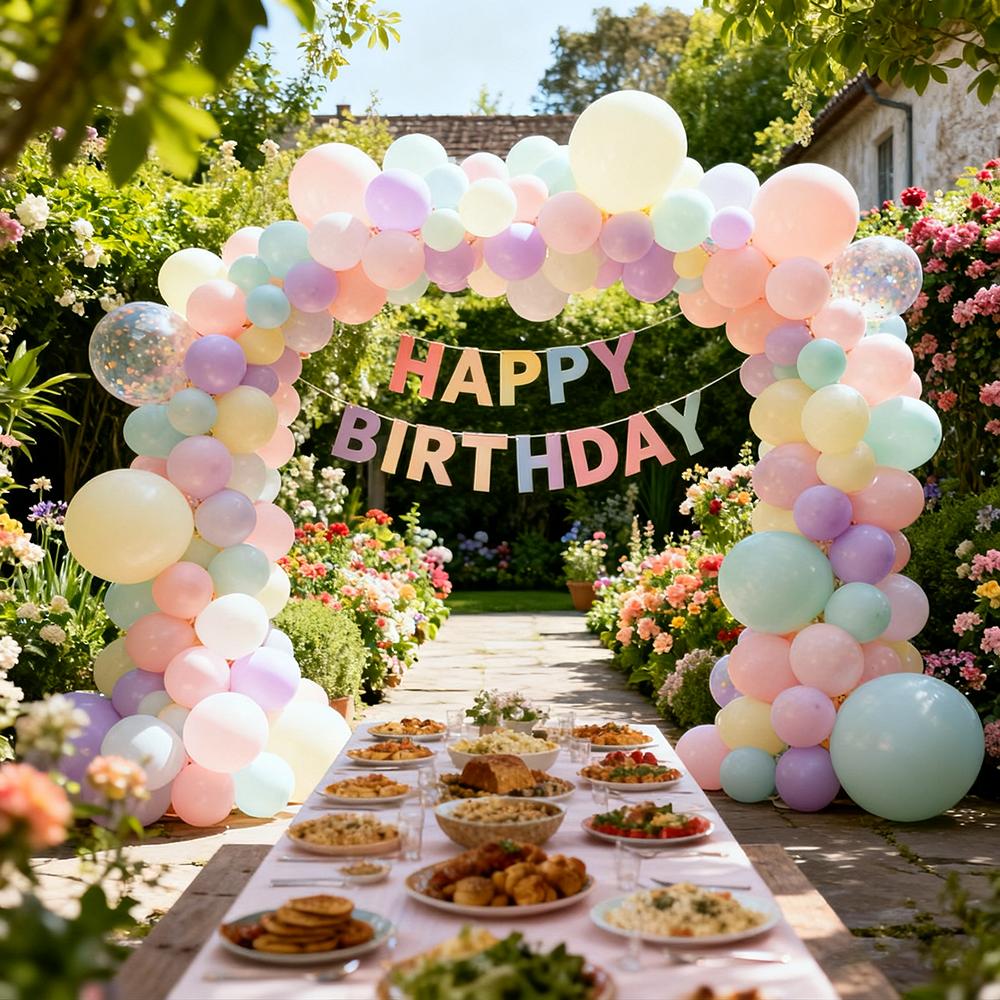 Pink Macaron Balloon Garland Arch Decor Wedding Birthday Party Decoration Kids Red White Blue Latex Balloons Baby Shower Globos