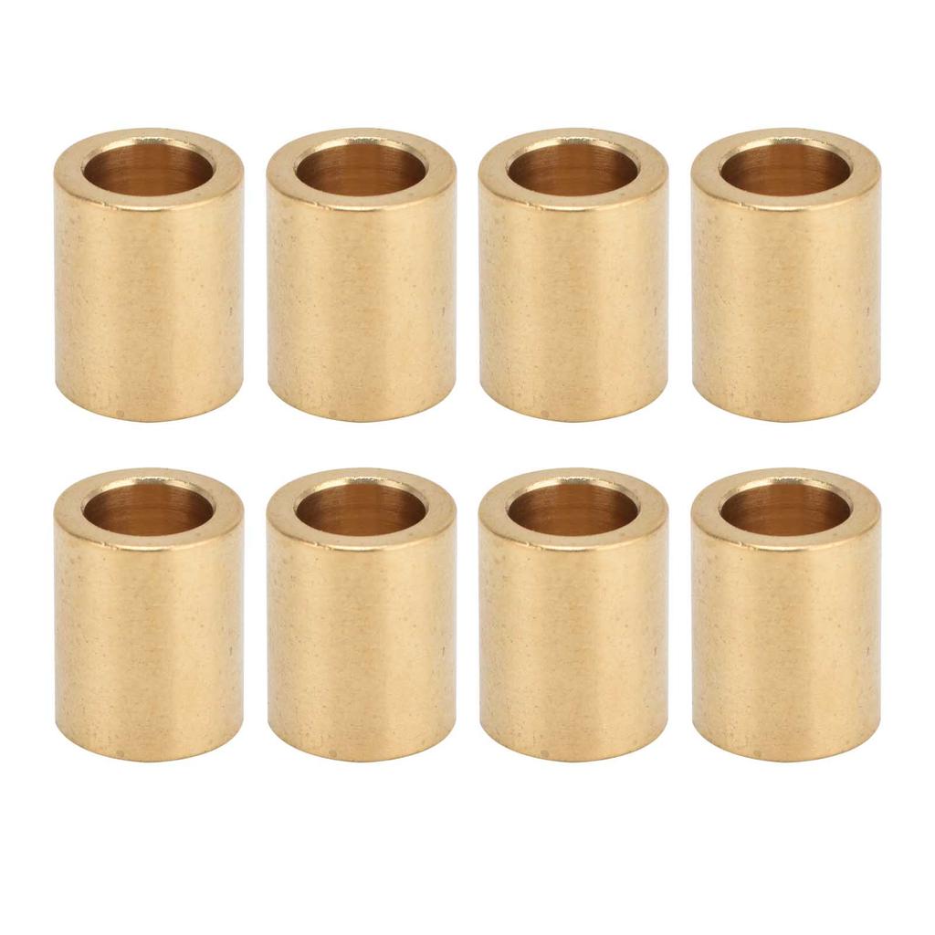 8pcs Self Lubricating Brass Sleeve 8mm Bore X 12mm OD X 15mm Length Special Bearing Sleeve for