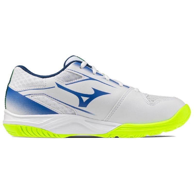 Mizuno BREAK SHOT 5 Jr.AC Unisex Low-Top Tennis Shoes White Blue 61GA255521