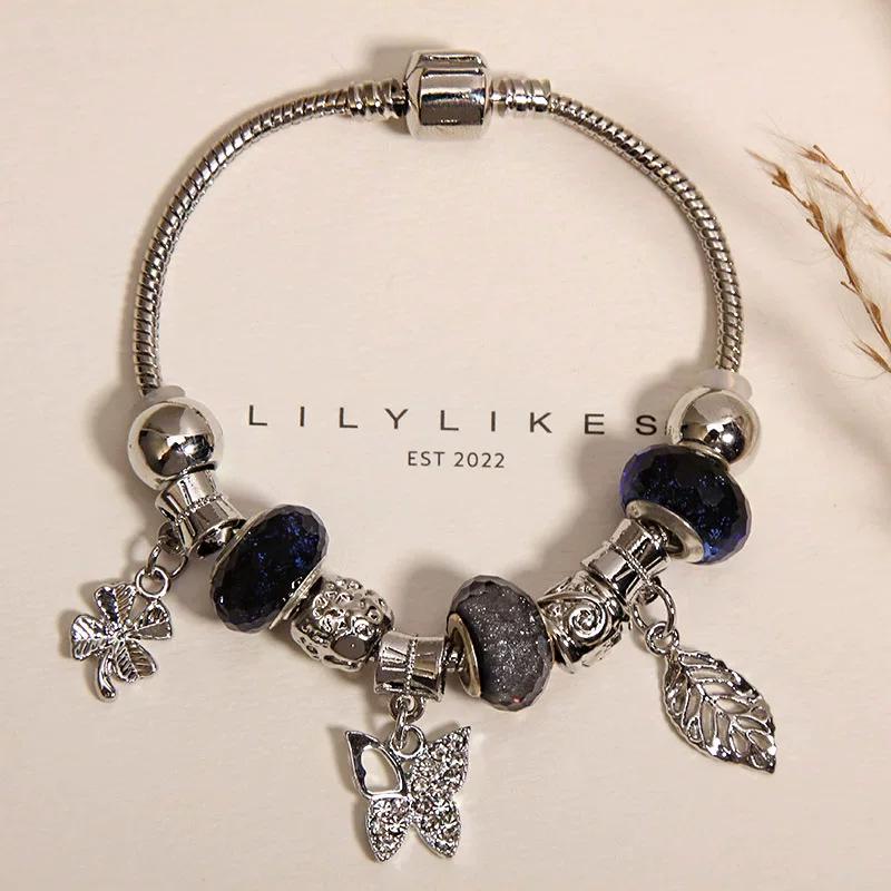 Elegant Women's Bracelet – Luxury Retro Beaded Design with Panjia Style for a High-End, Exquisite Feel.