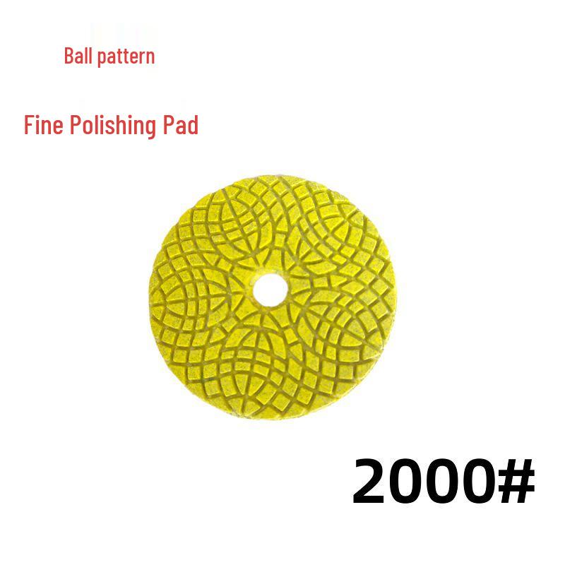 100mm Wet Marble Polishing Pads - Stone & Tile Renovation, Soft Water Buffing Pads, Granite Grinding Discs