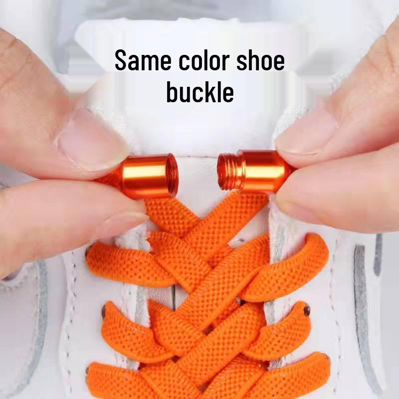 Colorful No-Tie Metal Capsule Lazy Shoelaces