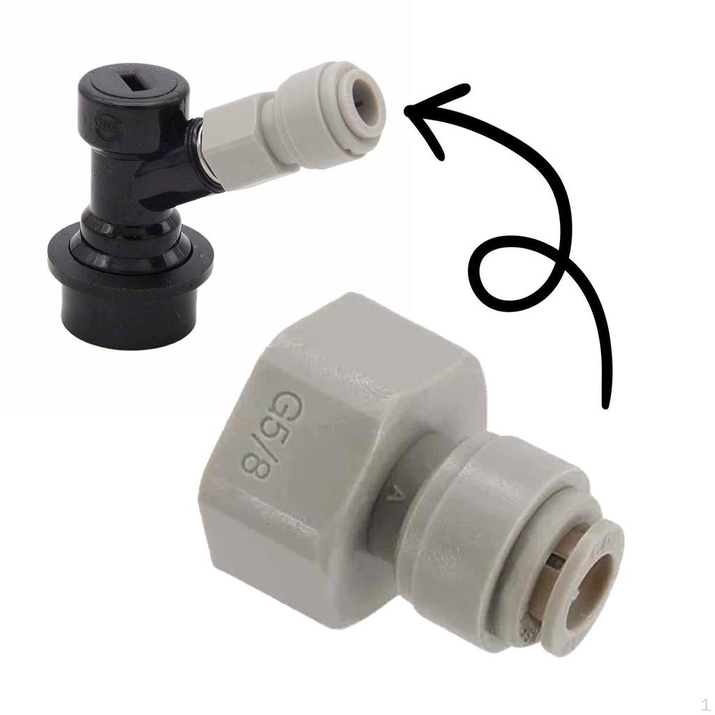 Beer Push In Fitting Joint Quick Connection Brew Accessories Leakproof