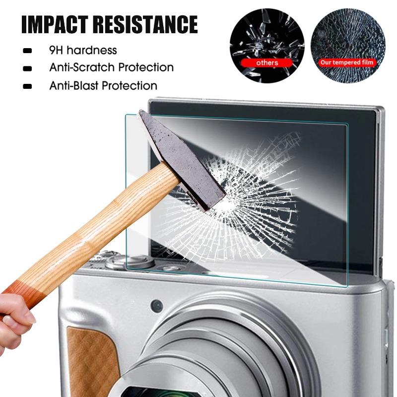 3-1PCS 9H Tempered Glass Film for Canon Powershot SX730/SX740 Camera LCD Screen Protector Film Full Cover For CANON SX740 SX730