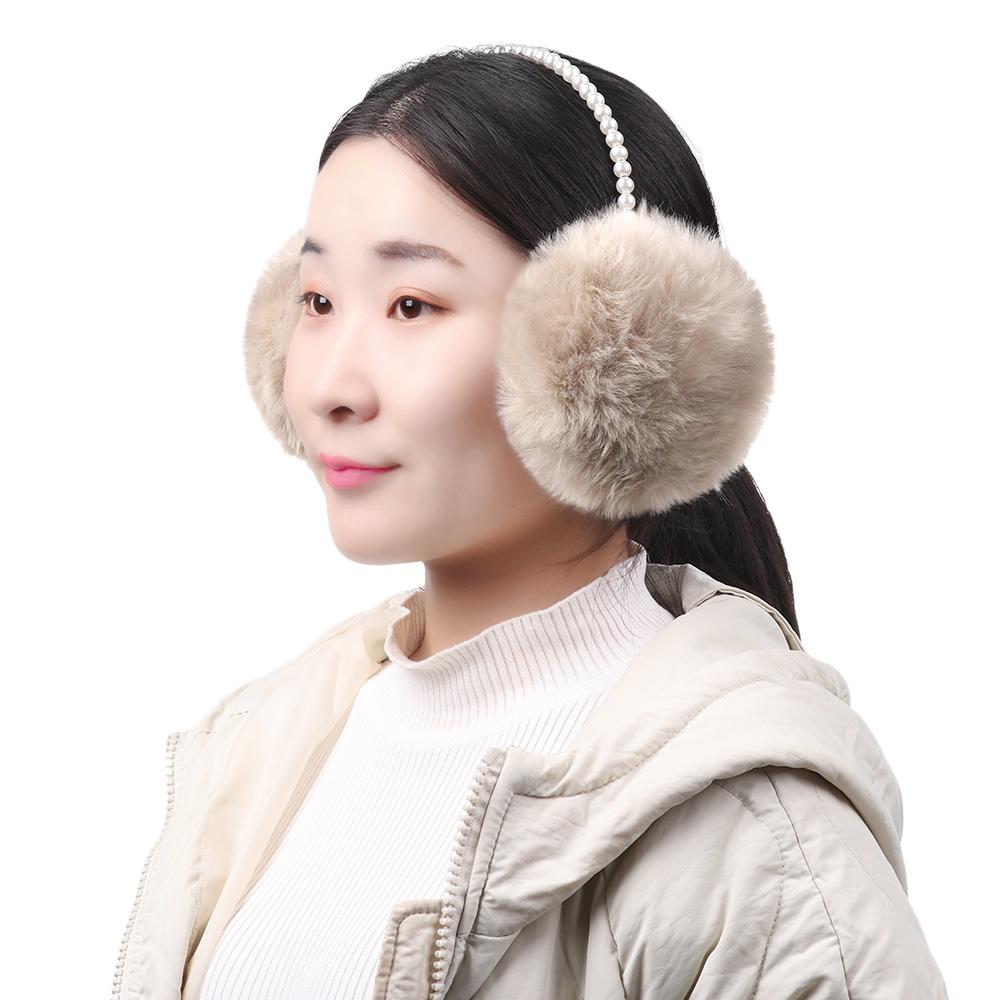 Snow Outdoor Fluffy Thick Earflap Headband Ear Warmers Warm Earmuffs