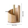 Holz Küchenpapier-Spenderständer Küchenpapierhalter Holz Runde Basis Arbeitsplatte Holz Küchenpapierständer Für Badezimmer Küche