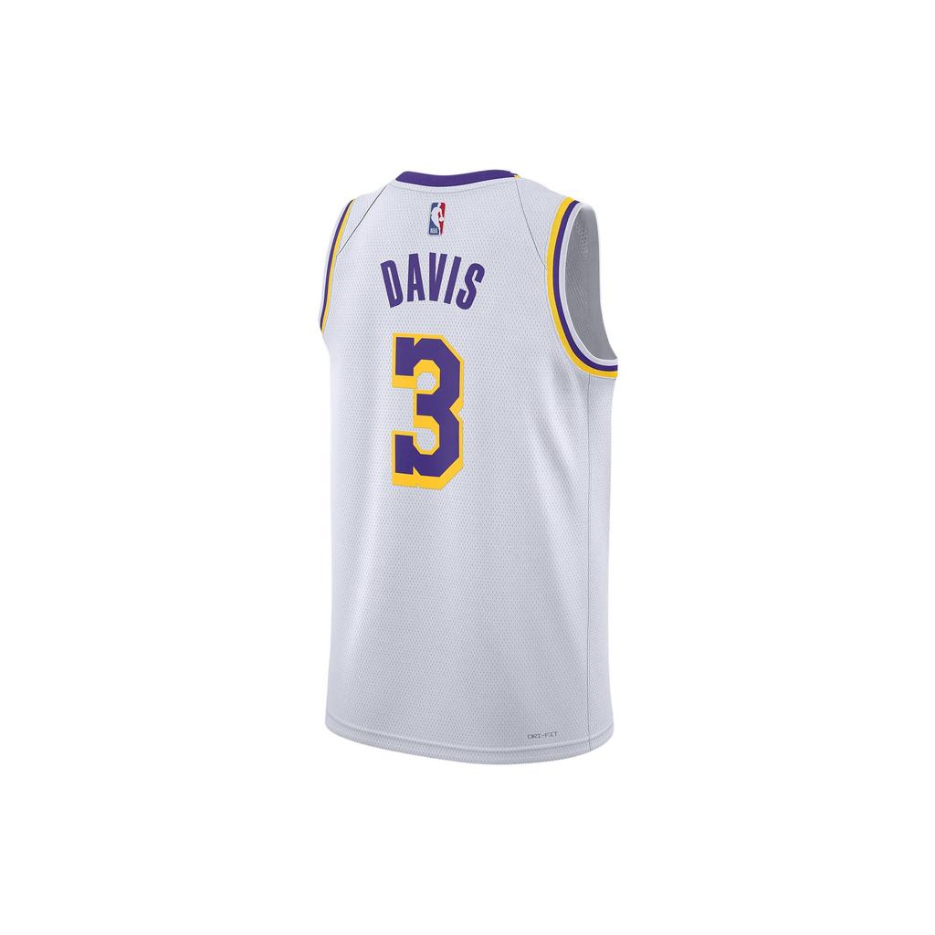 Nike NBA Team Logo Basketball Jersey Tank Top, 2022-2023 Season, Davis #3 City Edition Unisex Tops White DN2081-101