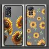 Funda Back Phone Cover Case for Xiaomi Redmi Note 14 12 11 A4 13 Pro Plus 14C 10 9S 13C Flower Sunflower Art
