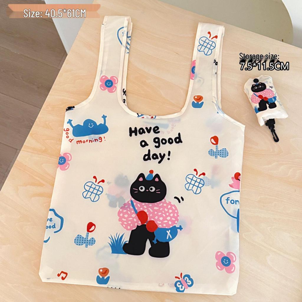 Tengyi Cute Large Capacity Foldable Eco-friendly Shopping Bag