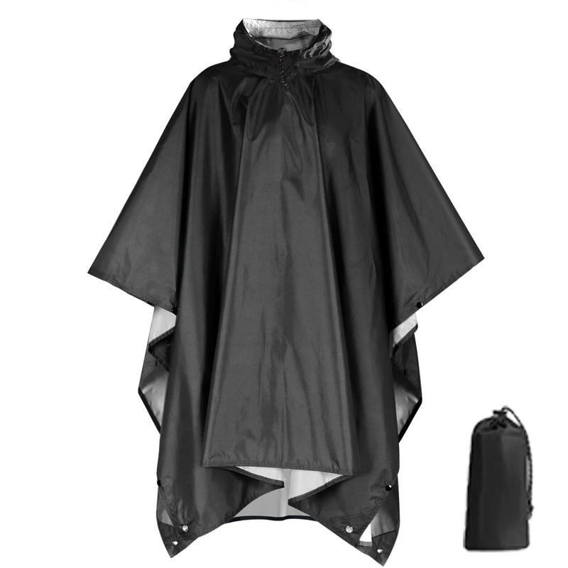 Cloak Raincoat Canopy Outdoor 3-in-1 Multifunctional Poncho Mountaineering Tourism Camping Waterproof Raincoat
