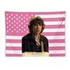 Mike Wheeler Tapestry Pink American Flag Wall Hanging Finn Wolfhard Character Poster Fan Room Decor