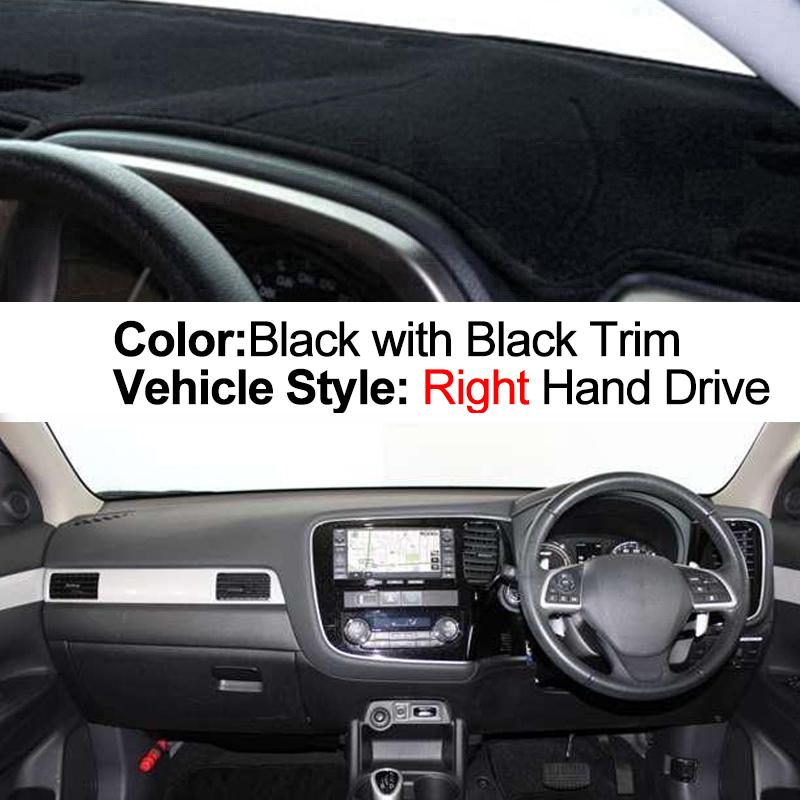 Car Dashboard Cover Dash Mat Carpet Cape For Mitsubishi Outlander PHEV 2013 - 2015 2016 2017 2018 2019 2020 Anti-sun Sun shade