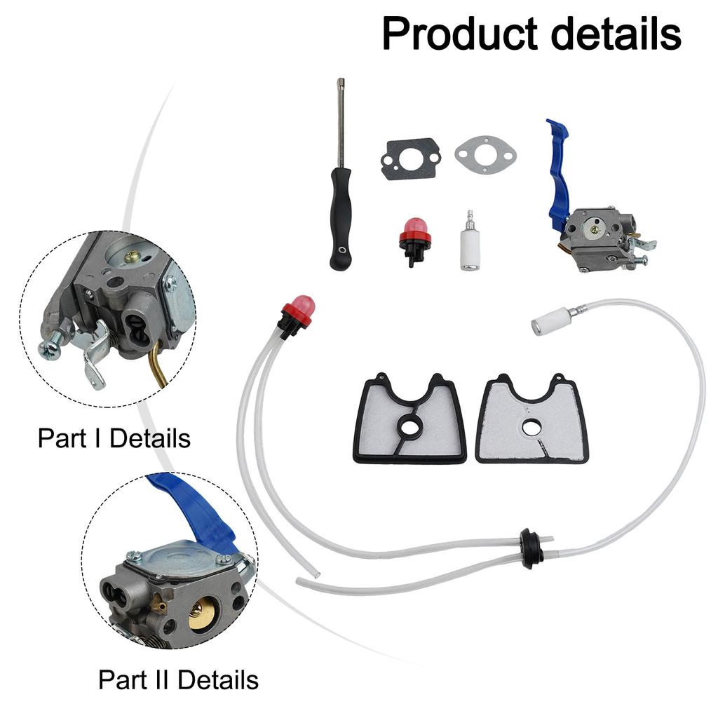 Carburetor Kit for 590460102 Compatible with For 125B Gas Blower For 125BX For 125BVX Leaf Blowers for Enhanced Performance