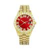 Men's Diamond Romaji Analog Watch: Calendar Waterproof Quartz Watch Simple Stylish Men's Fashion Accessory - Birthday Anniversary Christmas