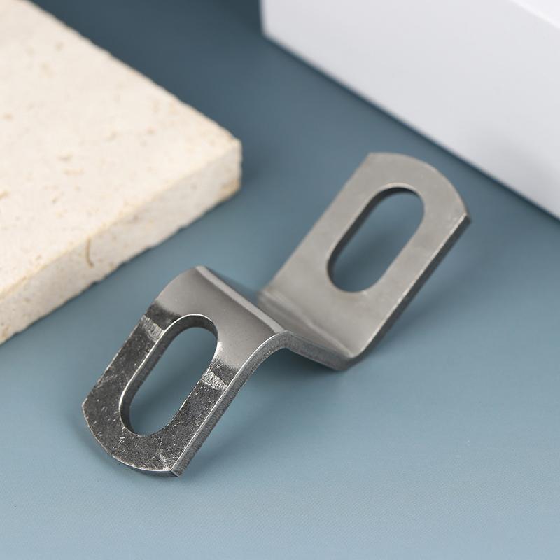 Motorcycle Exhaust Pipe Bracket Z/L-Shaped Stainless Steel Moto Modification Exhausts Pipe Clamps Fixed Bracket Accessory