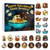 1 Set Halloween Ghost Countdown Calendar 24 Days Spooky Reading Bubble Bath Ghost Ornament Advent Calendar Holiday Bookworms Gift