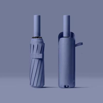 60 Bones Automatic Folding Umbrella Super Large Lightweight Large Umbrella Reinforce Structure Windproof Umbrella Sun Protection