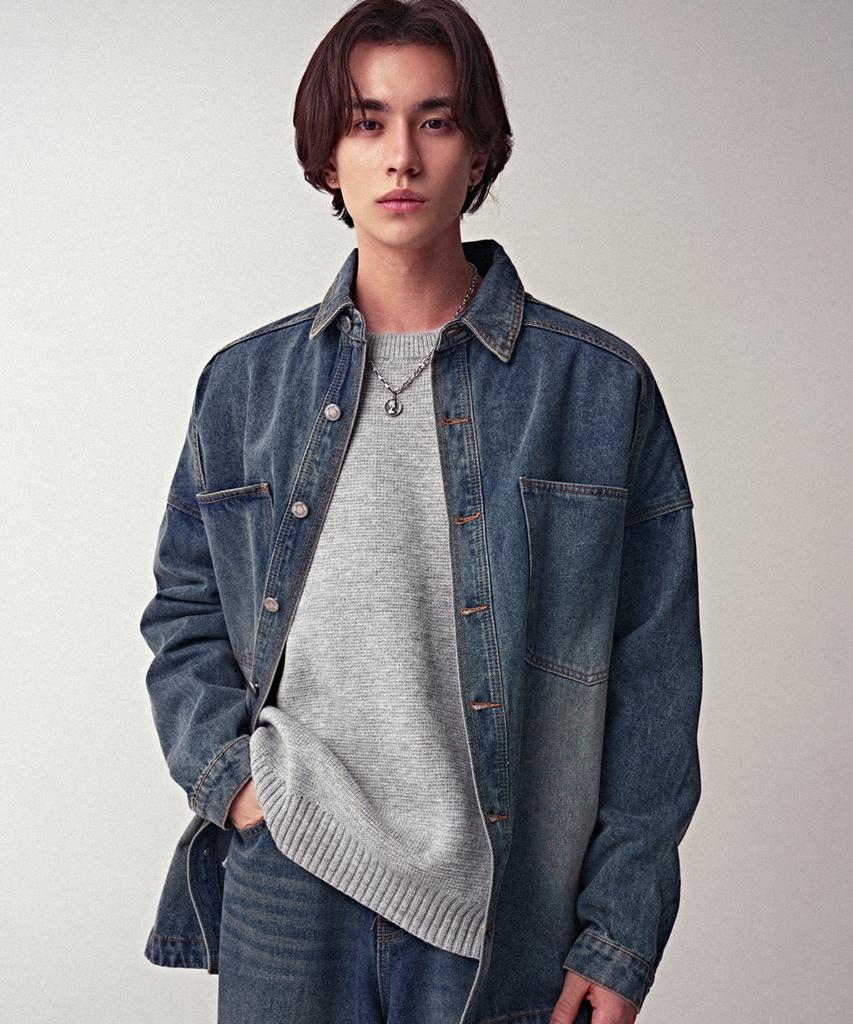 AVANDRESS Washable Crewneck Hachi Knit_8Colors