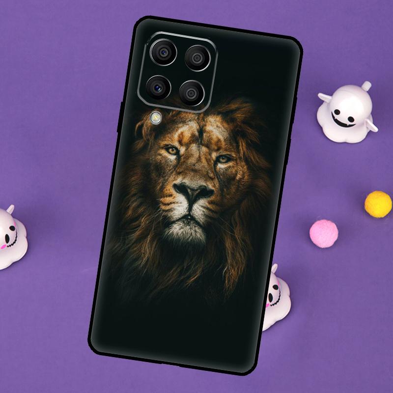 King Of The Jungle Lion Cover For Samsung Galaxy M55 M15 M33 M13 M23 M53 M31 M51 M14 M34 M54 M20 M30s M52 M32 Case