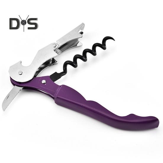 Convenient Bottle Opener Foldable Useful Multi-Functional 3-in-1 Bottle Opener with Mini Cutter