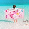 Rosa Dinosaurier Strandtuch für Familie Freunde Geschenke Schnelltrocknend Sandfrei Für Bad Yoga Tourismus Strand GYM Camping Schwimmen