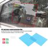 2pcs Rainproof Waterproof Car Rearview Mirror Sticker Anti fog Protective Film Rain Shield Oval