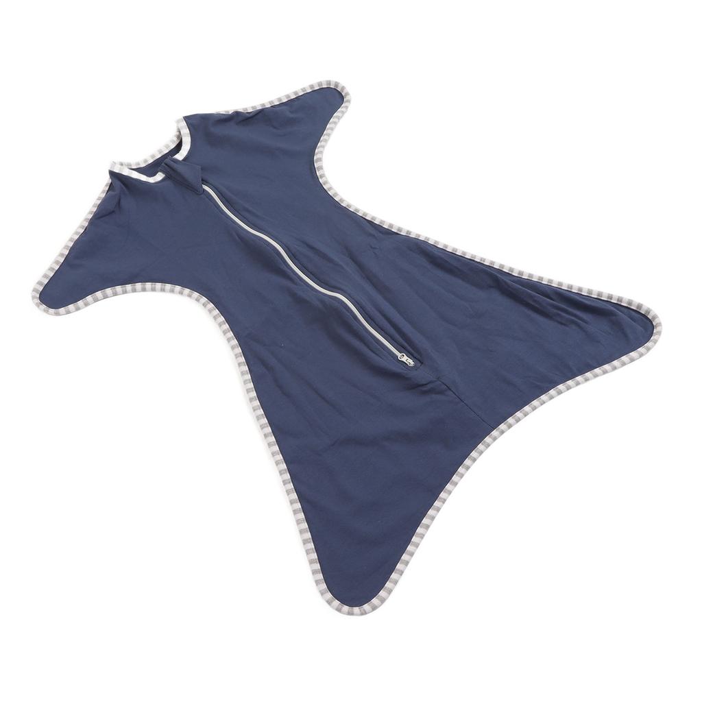 Baby Swaddle Cotton Anti Startle Soft Widened Hem Zipper Design Baby Swaddle Blanket for Aged 0 To