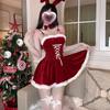 Sexy Christmas Bunny Cosplay Womens Sexy Lingerie Sweet Dress Set