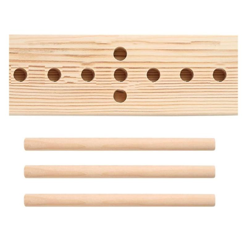 

Bow Maker Bow Making Tool for Ribbon, Wooden Wreath Bow Maker for Making Gift Bows, Wrist Corsages, Wedding Party Decor 1