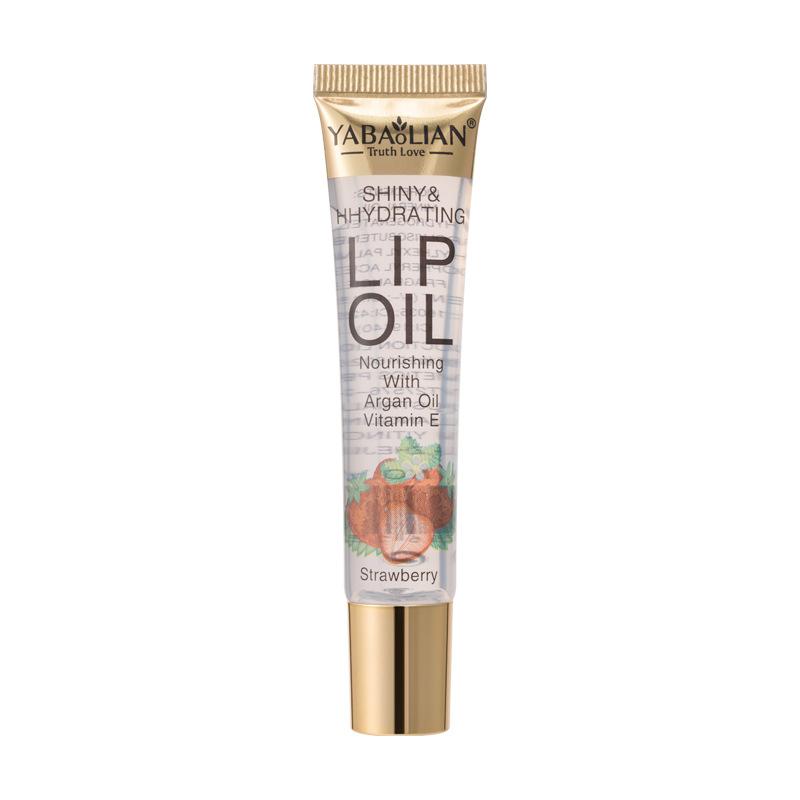 Увеличение губ Big Mouth Elastic Lip Oil Color Changing Jelly Lip Transparent Moisturizing Lip Gloss 18g-strawberry