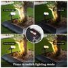 8W Upgraded Solar Landscape Light IP67 Waterproof Dusk-to-Dawn RGB White Warm White Solar Spotlights Wall Lights for Driveway 10LED